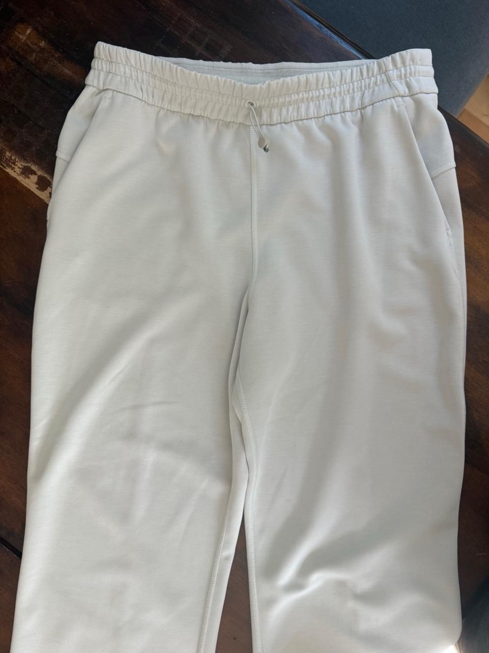 lululemon athletica Cream Casual Drawstring Joggers